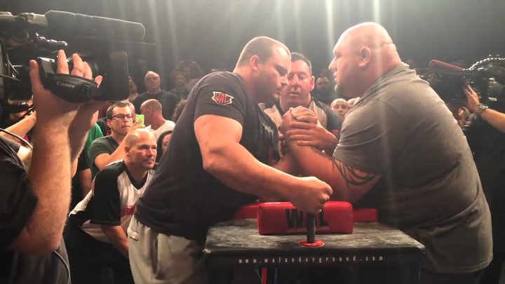 Professional arm wrestler Travis Bagent